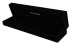 Dolce & Gabbana Black Velvet Logo Plaque Storage Bracelet Jewelry Box - Maison Luxe