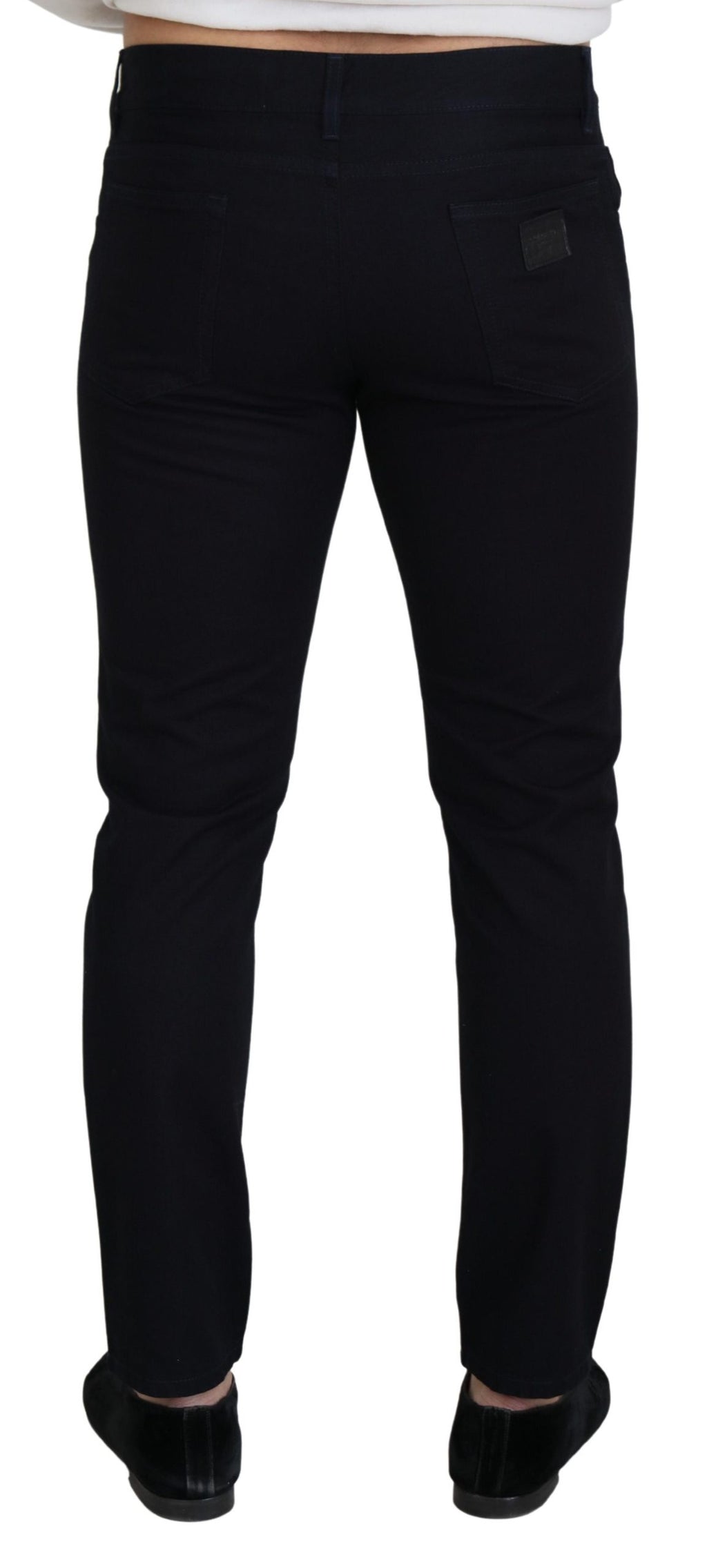 Dolce & Gabbana Black Cotton Skinny Casual Denim Jeans