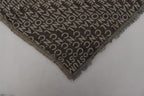 Costume National Gray Logo Knit Neck Wrap Shawl Scarf - Maison Luxe