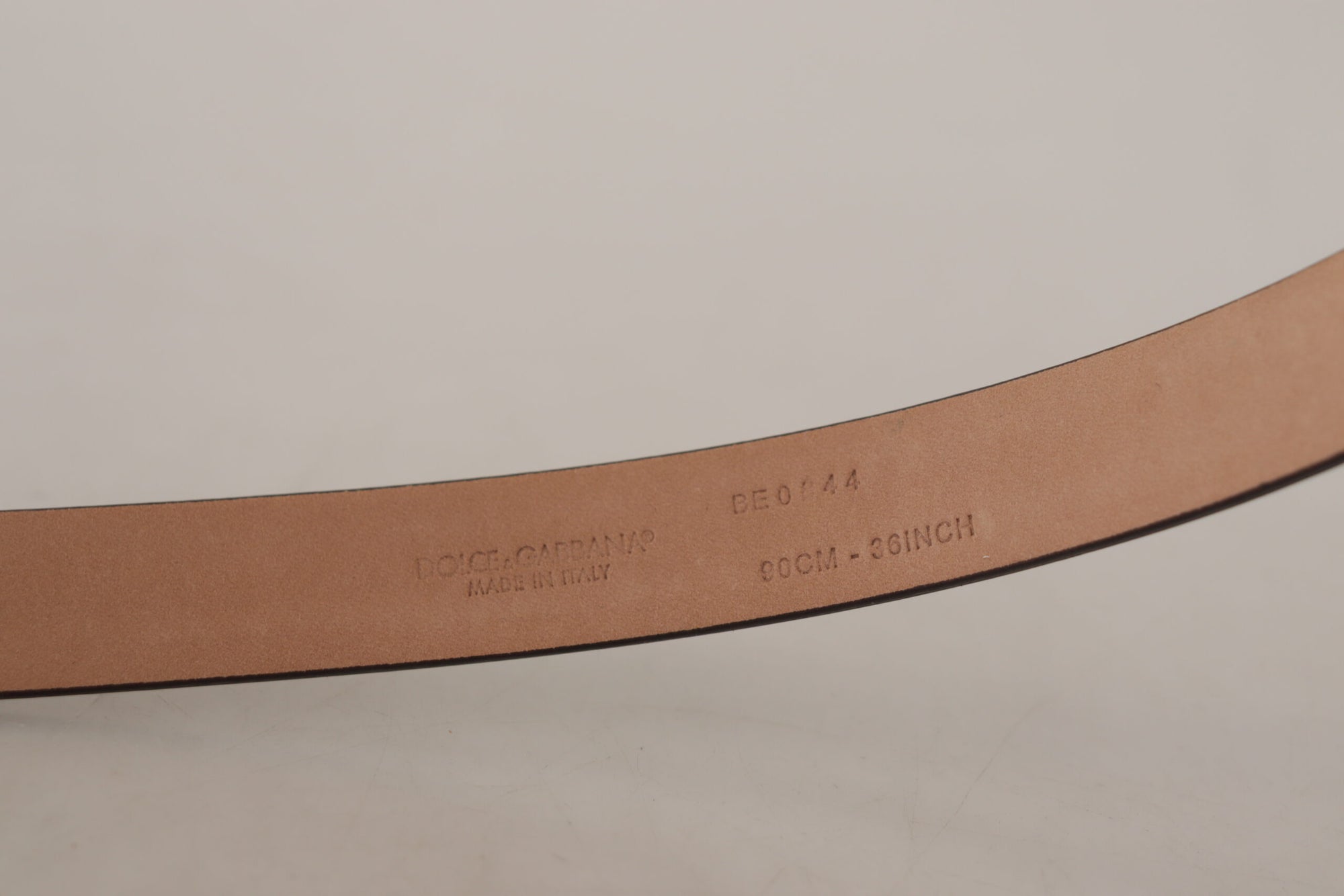 Dolce & Gabbana Black Patent Leather Logo Metal Waist Buckle Belt - Maison Luxe