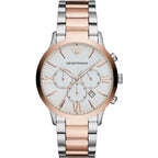 Emporio Armani Elegant Two-Tone Timepiece for Men