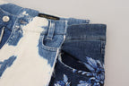 Dolce & Gabbana Blue Ceasar Denim Cotton Loose Fit Jeans