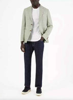 Jacob Cohen Blue Cotton Men Jeans with Straight Leg Cut