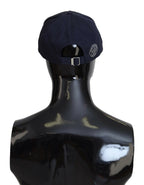 Gant Blue Cotton Logo Print Baseball Cap Casual Hat - Maison Luxe