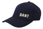 Gant Blue Cotton Logo Print Baseball Cap Casual Hat - Maison Luxe