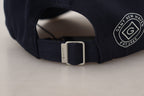 Gant Blue Cotton Logo Print Baseball Cap Casual Hat - Maison Luxe