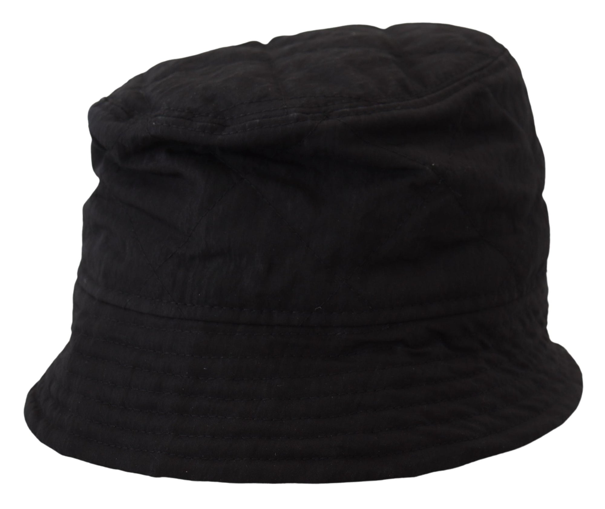 Dolce & Gabbana Black Nylon Women Bucket Cap Hat - Maison Luxe