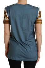 Dolce & Gabbana Multicolor DG Logo Angel Printed Shirt Top