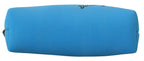 Dolce & Gabbana Blue Logo Print Hand Pouch Leopard Print Toiletry Bag