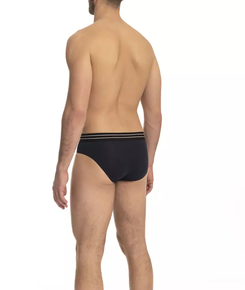 Cavalli Class Blue Cotton Men's Underwear Pack