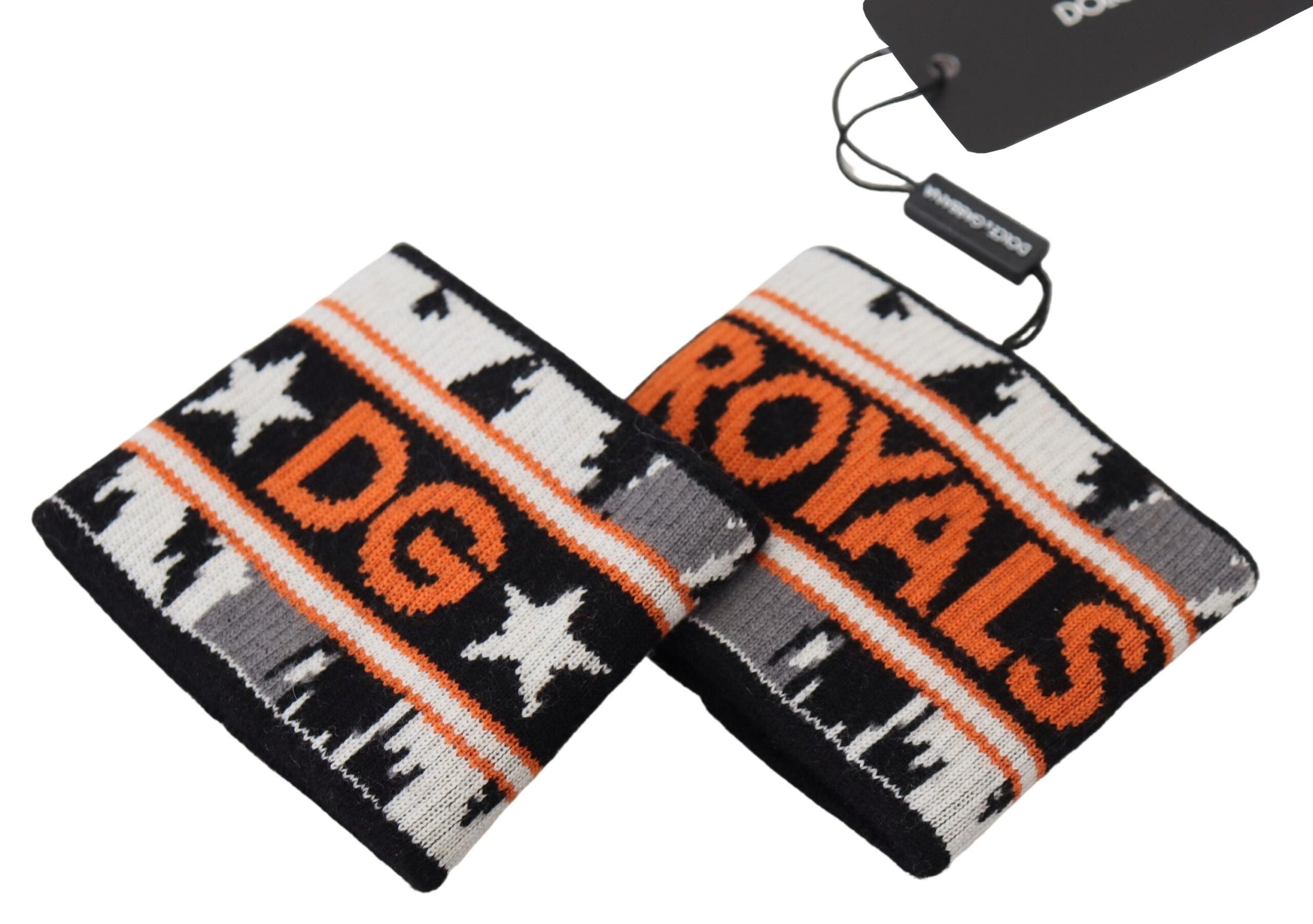 Dolce & Gabbana Orange and gray Two Piece Set DG Royal Wristband - Maison Luxe