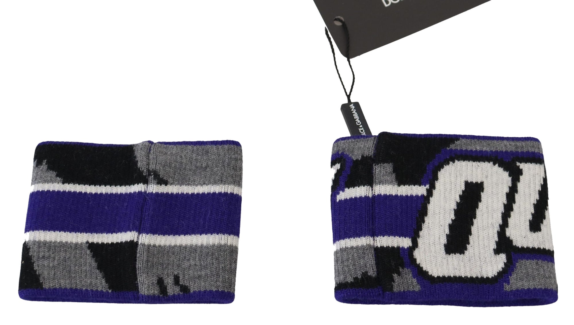 Dolce & Gabbana Purple Logo Two Piece Set Wristband - Maison Luxe