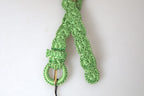 Dolce & Gabbana Green Viscose Weaved Skinny Waist Belt - Maison Luxe