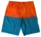 Dolce & Gabbana Orange Blue Gradient Beachwear Swimwear Shorts