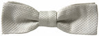 Dolce & Gabbana Ivory Silk Adjustable Neck Papillon Men Bow Tie - Maison Luxe