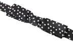 Dolce & Gabbana Black Polka Dot Silk Adjustable Men Neck Papillon Bow Tie - Maison Luxe