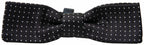 Dolce & Gabbana Black Polka Dot Silk Adjustable Men Neck Papillon Bow Tie - Maison Luxe