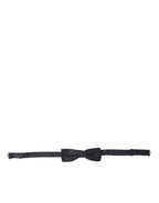 Dolce & Gabbana Blue Polka Dot Silk Adjustable Neck Men Papillon Bow Tie - Maison Luxe