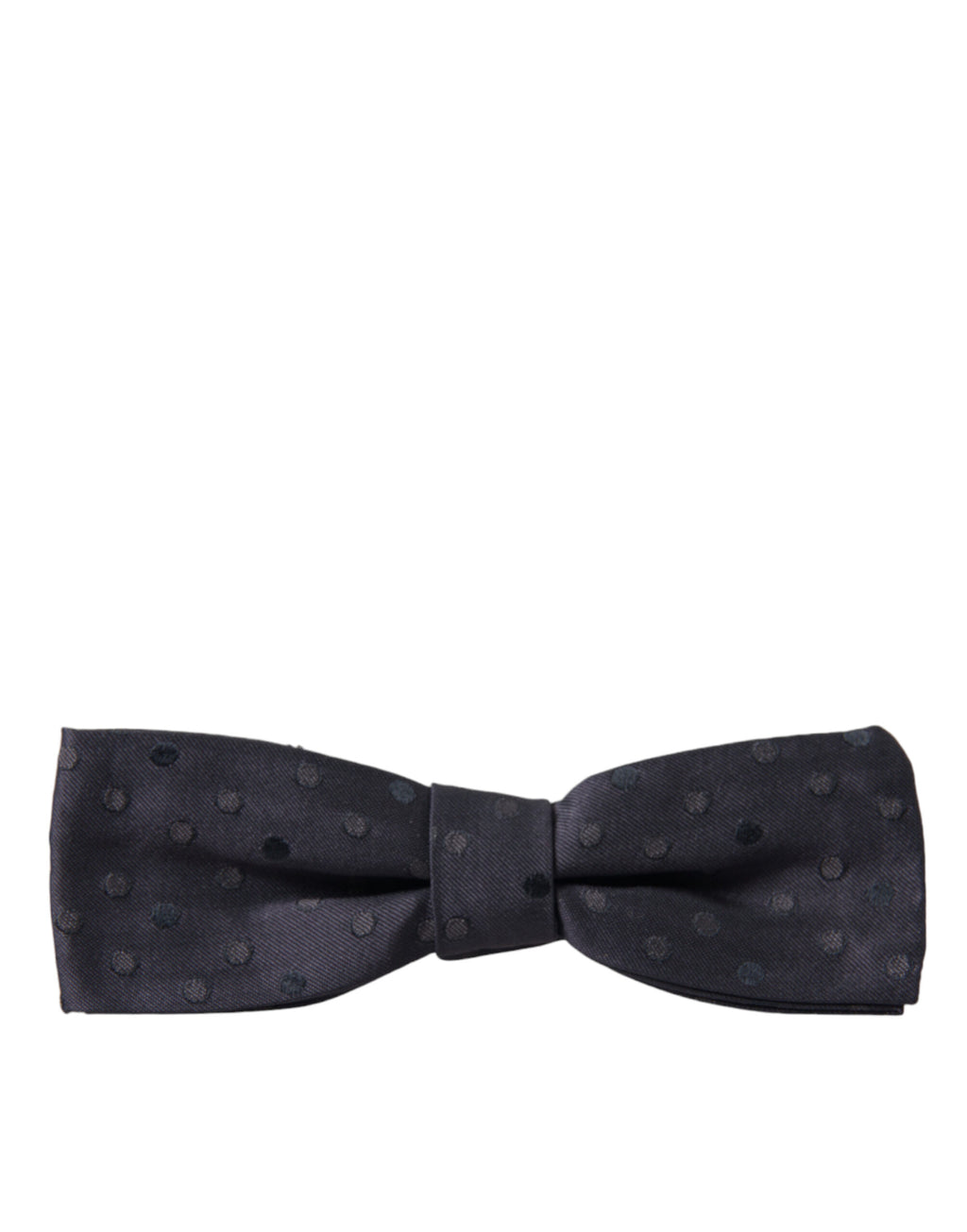 Dolce & Gabbana Blue Polka Dot Silk Adjustable Neck Men Papillon Bow Tie - Maison Luxe