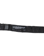 Dolce & Gabbana Gray Polka Dot Silk Adjustable Neck Men Papillon Bow Tie - Maison Luxe