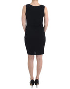 Roccobarocco Black pencil sheath dress