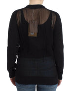 John Galliano Black wool cardigan