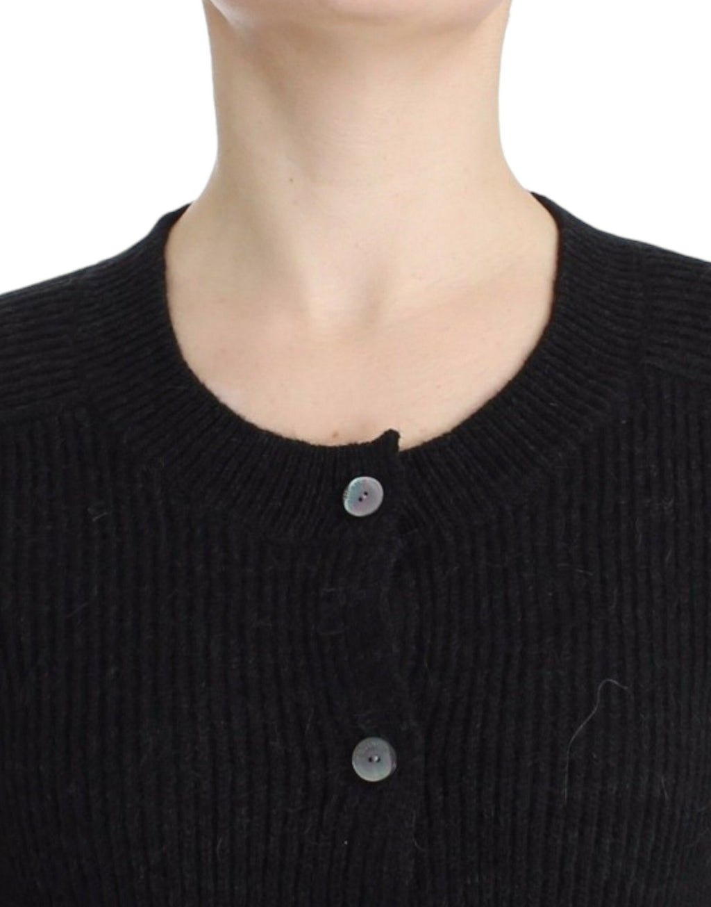 John Galliano Black wool cardigan
