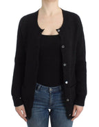 John Galliano Black wool cardigan