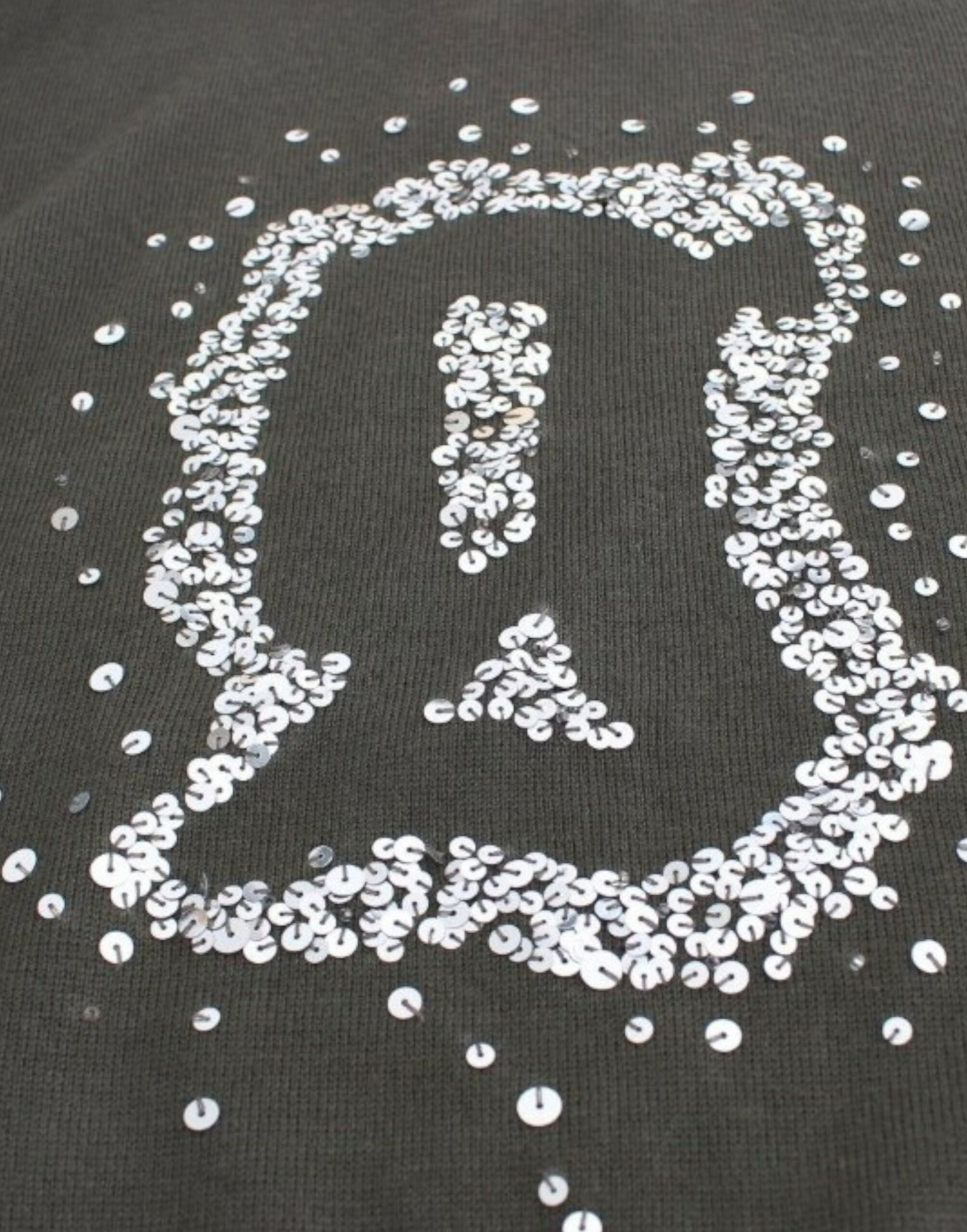 John Galliano Green wool turtleneck sweater