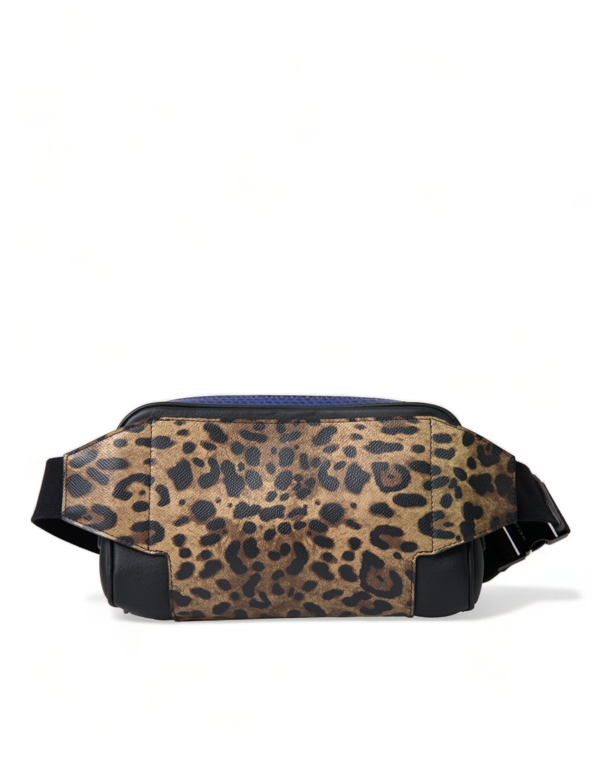 Dolce & Gabbana Black Exotic Leather Logo Belt Waist Fanny Pack Bag