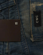 Costume National Blue straight leg jeans