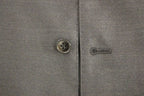 Dolce & Gabbana Gray Wool Silk Dress Vest Gilet Weste