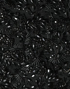 Dolce & Gabbana Black Crystal Handmade Knee Pencil Skirt