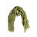 Trussardi Green Modal Men Scarf - Maison Luxe