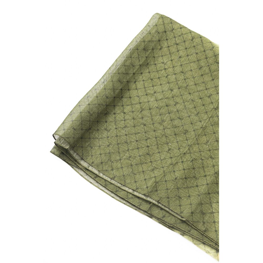 Trussardi Green Modal Men Scarf - Maison Luxe