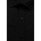 Bagutta Black Cotton Men Shirt