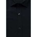 Bagutta Blue Cotton Men's Shirt