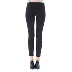 BYBLOS Black Polyester Women Skinny Pant