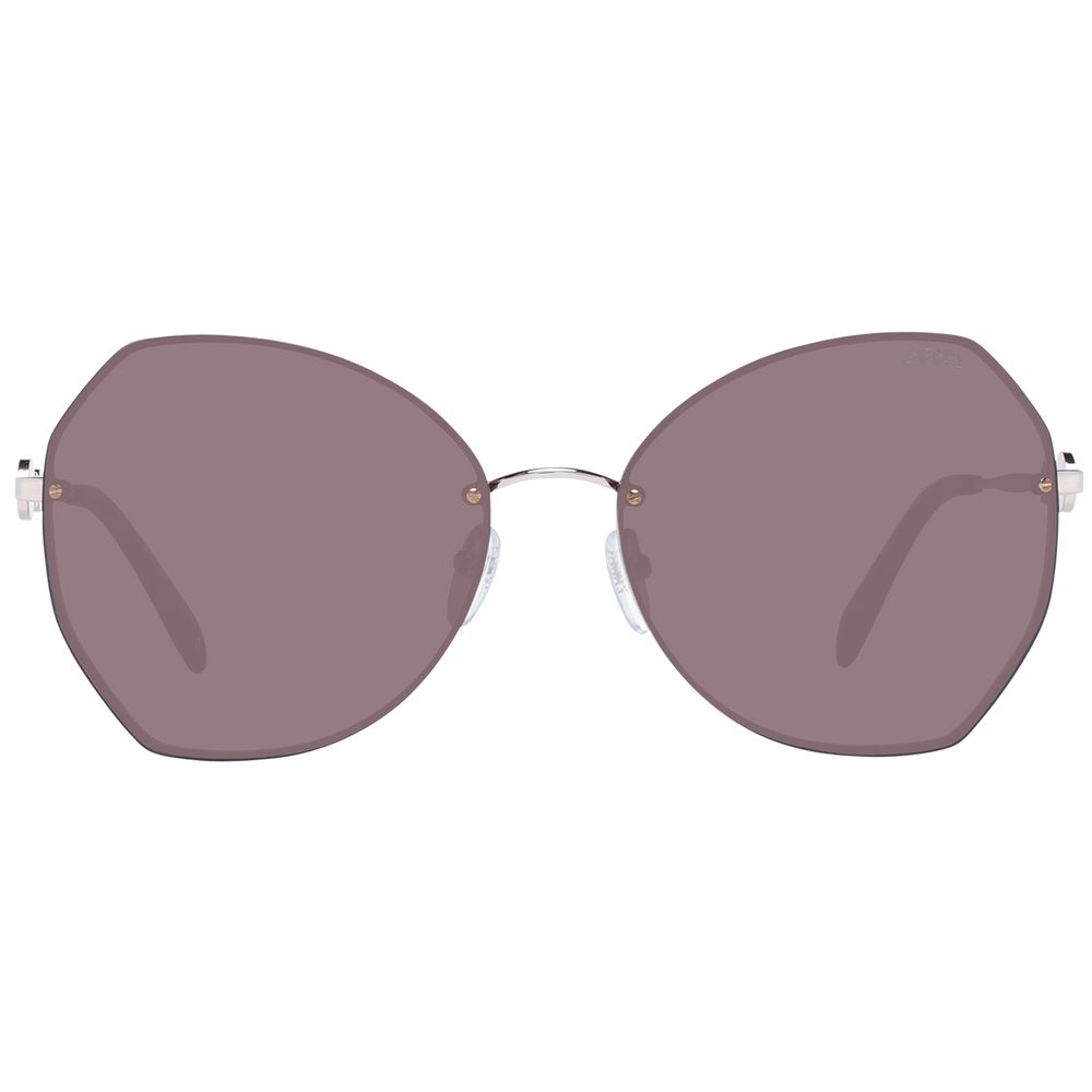 Emilio Pucci Rose Gold Metal Sunglasses