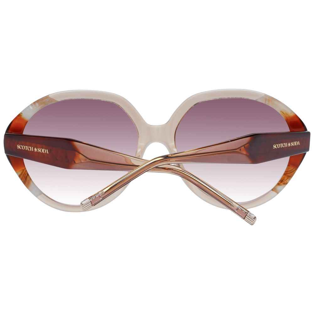 Scotch & Soda Brown Acetate Sunglasses
