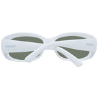 Serengeti White Nylon Sunglasses