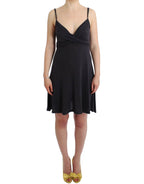 Costume National Gray knitted A-line dress