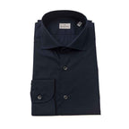 Bagutta Blue Cotton Men's Slim Shirt