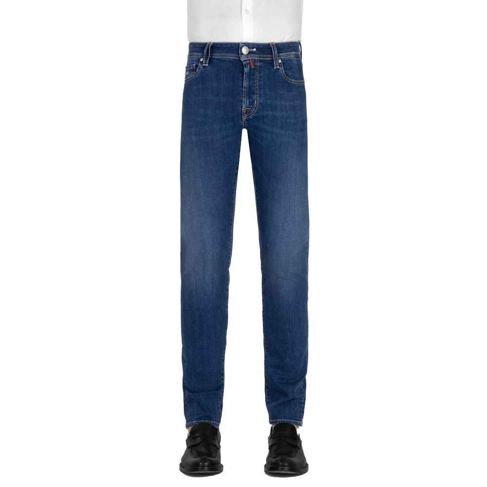 Tramarossa Blue Cotton Men's Jeans