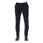 Trussardi Black Virgin Wool Men's Trouser