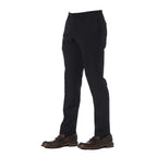 Trussardi Black Virgin Wool Men's Trouser
