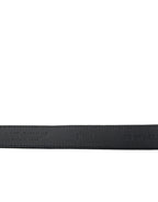 Dolce & Gabbana Blue Suede Leather Gold Metal Buckle Belt - Maison Luxe