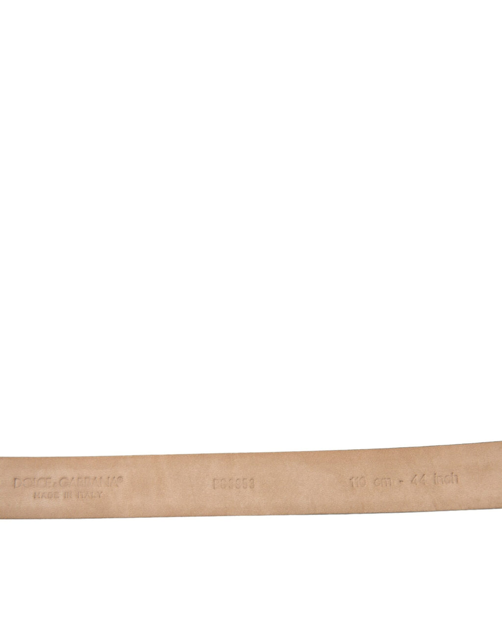 Dolce & Gabbana Dark Brown Leather Silver Metal Buckle Belt - Maison Luxe