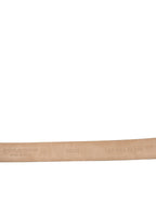 Dolce & Gabbana Dark Brown Leather Silver Metal Buckle Belt - Maison Luxe