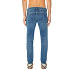 Diesel Blue Cotton Men Skinny Jean